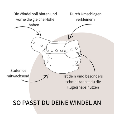PUL Überhose Newborn Fachwerkhäusling