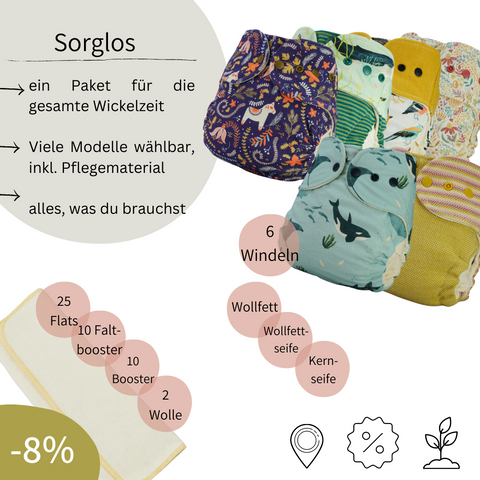 Sorglos - Paket zum Vollzeit wickeln