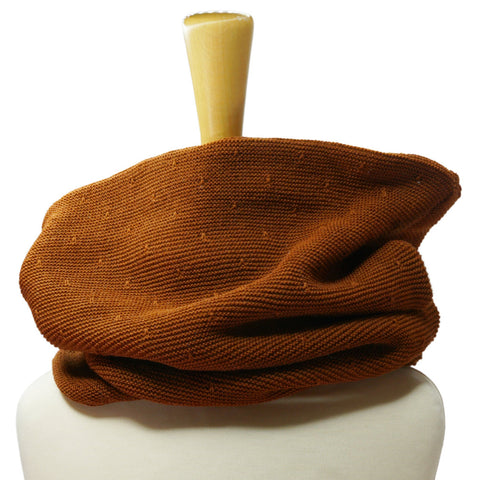 Loopschal Merino Zimt