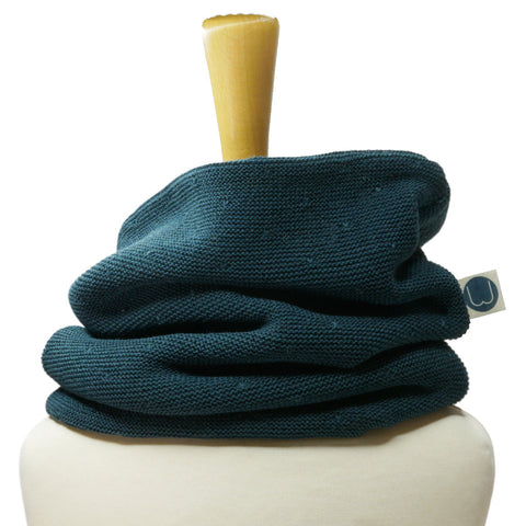 Loopschal Merino Dunkelpetrol