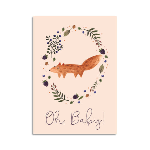 Postkarte Oh Baby