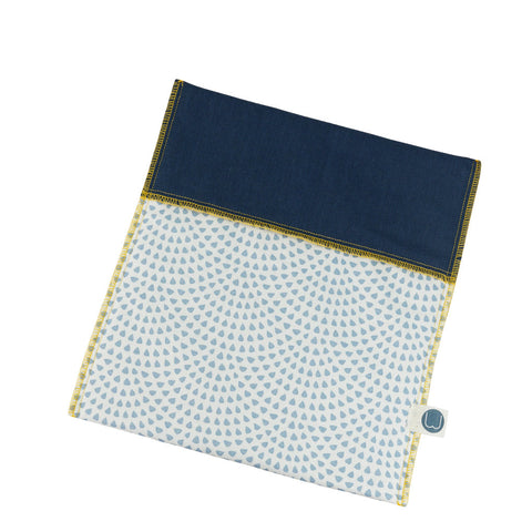 Wetbag aus Biowolle blauer Welling