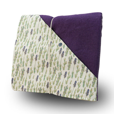 Wickelunterlage aus Biowolle "Lavendeling" lila