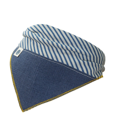 Ringelsabberling Uniling blau [Wolle-Seide]