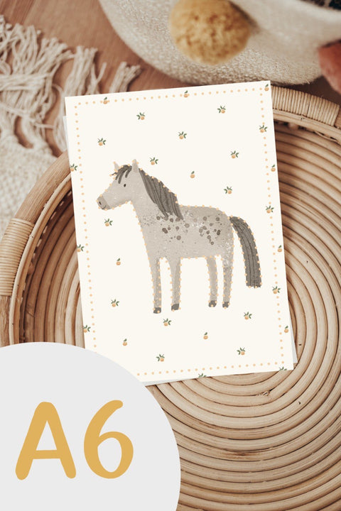 Prickel-Postkarte Apfelschimmel