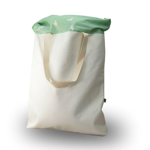 Baumwoll-Wäschebeutel für Stoffwindeln Flügeling mit Reißverschluss