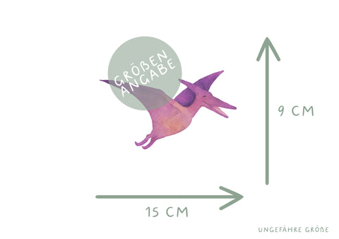 Bügelbild Dinosaurier Pterodon Flugsaurier