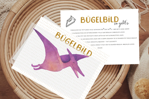 Bügelbild Dinosaurier Pterodon Flugsaurier