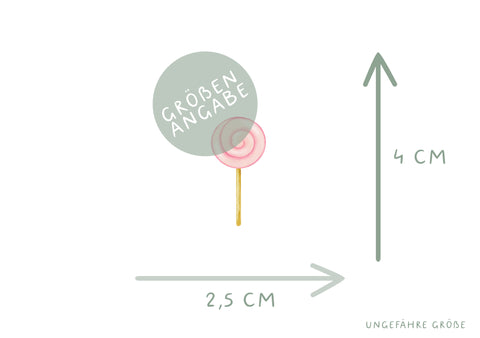 Bügelbild Lolli Lolly Lutscher