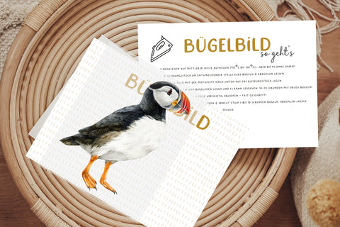 Bügelbild Papageientaucher Puffin Island