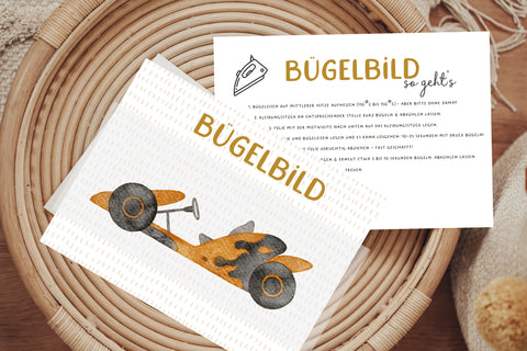Bügelbild Rennauto Auto