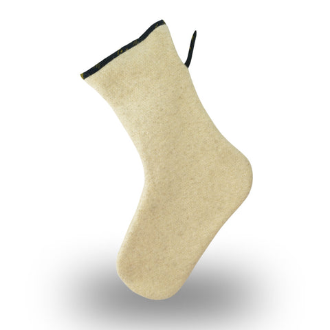 Weihnachtsstrumpf aus nachhaltiger Wolle (Nadelwald)