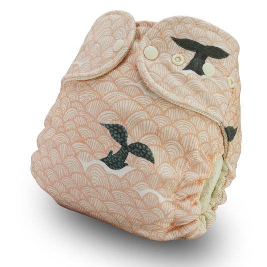 Stoffwindel rosa Flukling [dehnbar, Windeling]
