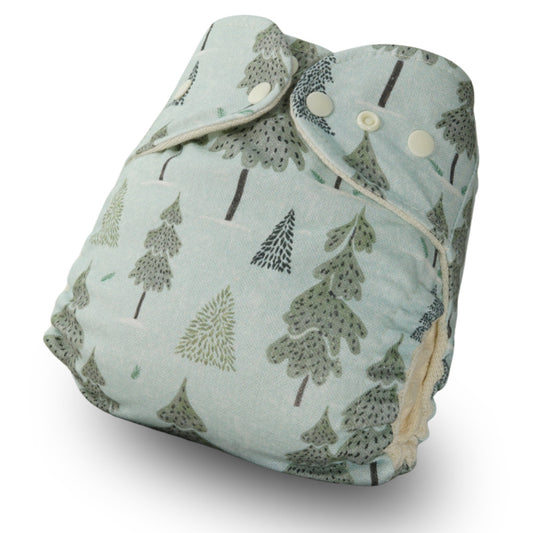 Stoffwindel Tannenwaldling [nicht dehnbar, Windeling]