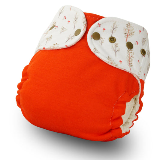 Stoffwindel Pilzzweigling  [nicht dehnbar, WOLLE Windeling]