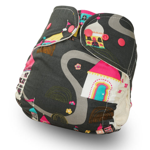 Stoffwindel Zwiebeldachhäusling [nicht dehnbar, Windeling]