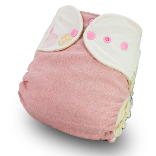 Stoffwindel Leinen-Feenschlossling [Leinen, nicht dehnbar, Windeling]