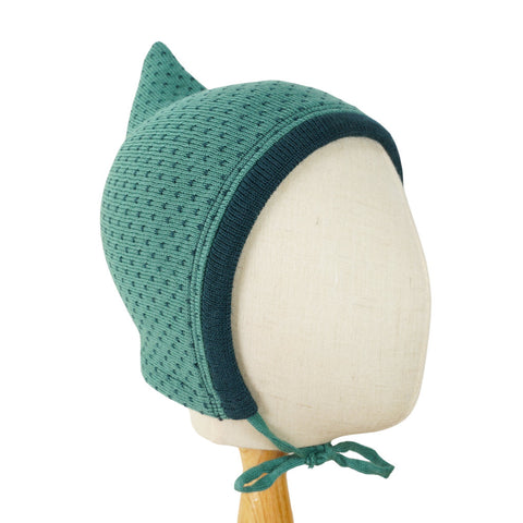 Zipfeling Salbei-Petrol Pünktchen