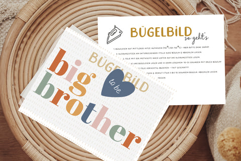 Bügelbild big brother L