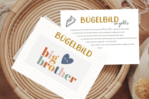Bügelbild big brother MINI