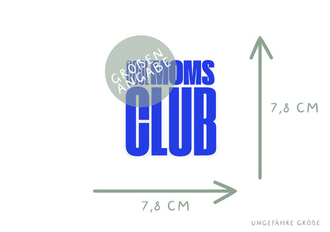 Bügelbild cool moms club
