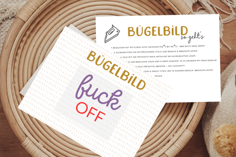 Bügelbild Fuck Off