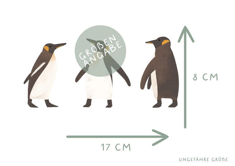 Bügelbild Pinguine Südpol Kaiserpinguin