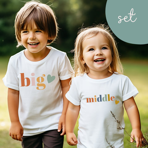 Bügelbild Big Middle Little