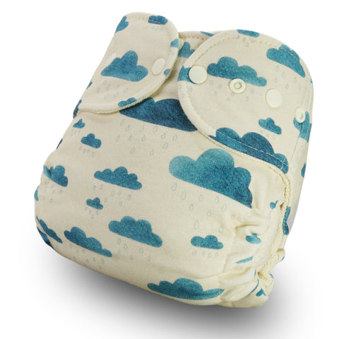 Bio-Wollwindel Winzling Regenwölkling